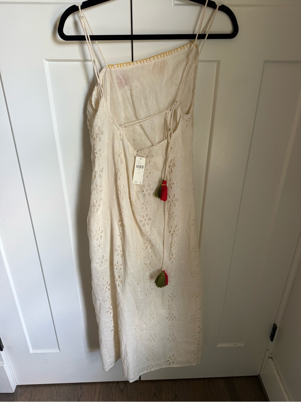 NWT Anthropologie Mahila Asymmetrical Embellished Midi Dress with embroidery. S. - Picture 7 of 10